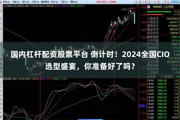 国内杠杆配资股票平台 倒计时！2024全国CIO选型盛宴，你准备好了吗？