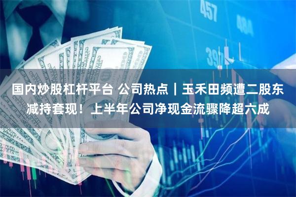 国内炒股杠杆平台 公司热点｜玉禾田频遭二股东减持套现！上半年公司净现金流骤降超六成