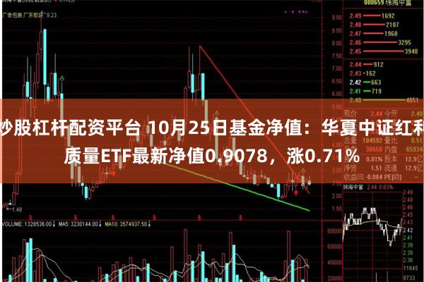 炒股杠杆配资平台 10月25日基金净值：华夏中证红利质量ETF最新净值0.9078，涨0.71%