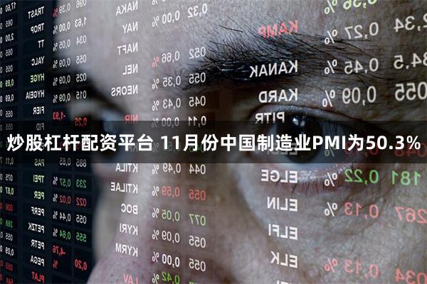 炒股杠杆配资平台 11月份中国制造业PMI为50.3%